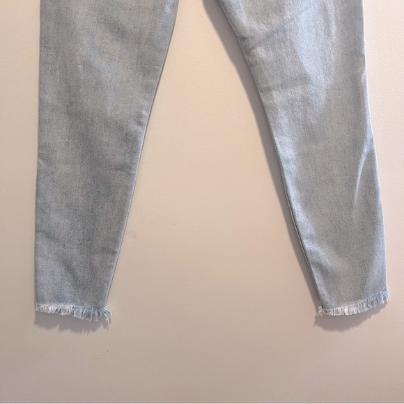 KANCAN Ankle Skinny Distressed Frayed Hem Denim Jeans - Picture 9 of 13